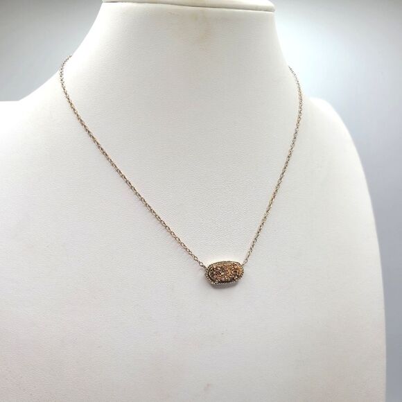 Kendra Scott Gold Pendant Necklace - Picture 3 of 6